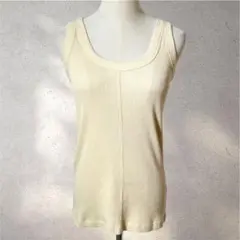 【ジャーナルスタンダードレリューム】タンクトップ/アイボリー/Uネック