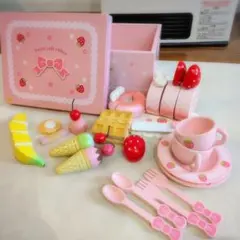 マザーガーデン いちごモチーフ おままごとセット