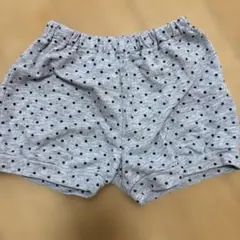 無印良品 MUJIカボチャパンツショートパンツ90ドット柄パンツ
