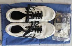 ASICS スパイクシューズ 26.5cm ホワイト/ブラック