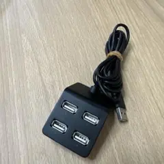 【動作確認済】ELECOM USB2.0ハブ U2H-E415BBK