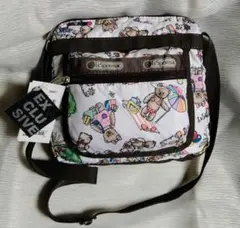 LeSportsacハワイ限定柄ガーリーベアーズ リゾート熊さん 小型ショルダー