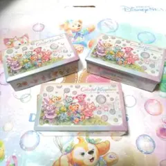 ディズニーシーカラフルハピネス20周年 チョコレート缶新品１点＆空缶２点＆袋１枚
