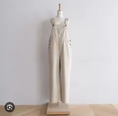 SeaRoomlynn ベージュデニムサロペット