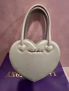 Angelic Pretty ハート型 キルティング ハンドバッグ パール装飾 