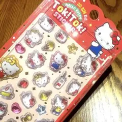 韓国限定　ハローキティ　ボンボンドロップシール　サンリオライセンス品