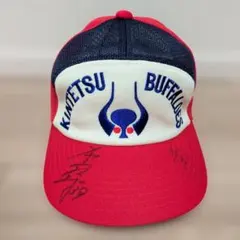近鉄バファローズ サイン入りキャップ 野茂投手、赤堀投手、大石選手