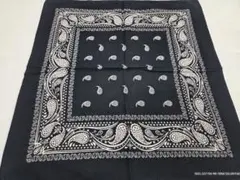 ブラック ライトニング 13960 PARIS ビンテージバンダナ 1472 ブラック ライトニング 13960 PARIS ビンテージバンダナ 1472