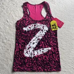 ZUMBA タンクトップ Sサイズ ピンク/ブラック