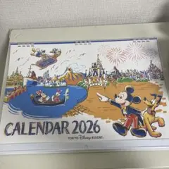 【新品未開封】東京ディズニーリゾート　2026年　カレンダー