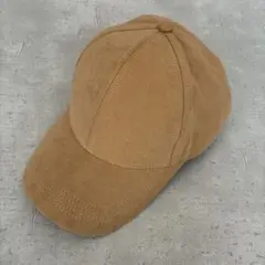 ZARA ザラ キャップ ベージュ ベースボールキャップ スエード風 帽子