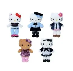 u*d様 ハローキティ マスコット あしながver. 全５種 コンプリートセット