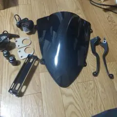 CBX400F キジマタイプアルフィンウィンカーガ−ド 消り出しブラック