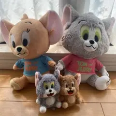 トムとジェリー　ぬいぐるみ4点セット