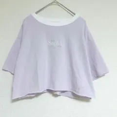 レピピアルマリオ　Tシャツ　クロップド丈　刺繍ロゴ　カジュアル　韓国　平成　Lのサムネイル