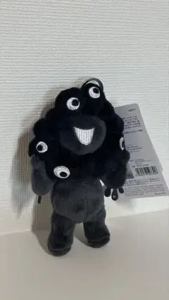 関西万博EXPO2025 黒ミャクミャク立ち　カラビナ付きマスコット