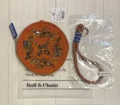 ボールアンドチェーン チャコット キャット ポーチチャーム アイアン ボールアンドチェーンポーチチャコットアイアンブルーChacottCAT