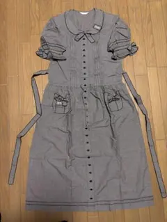 〔ビンテージ〕PINK HOUSE チェック柄 半袖ワンピース