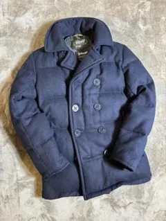 ◆早い者勝ち◆Schott 100周年モデル ダウンピーコート ネイビー