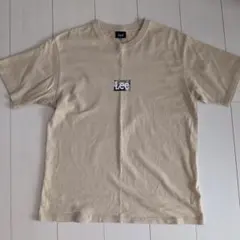 Lee ペイズリー柄 ボックスロゴ Tシャツ ベージュのサムネイル