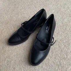 洋服の青山 nline Precious 黒 ストラップパンプス 24cm