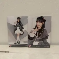 イコラブ 山本杏奈 魔法少女 生写真 アリーナツアー2025衣装 黒衣装