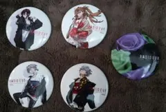 エヴァンゲリオン缶バッジ 5個セット