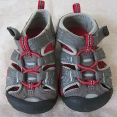 キーン　サンダル　グレー/赤　12.5㎝　ok2505D