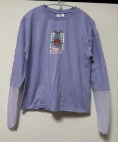 【美品】ScoLar スカラー　スカラーちゃん　袖シースルーロンT M