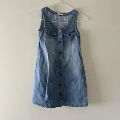 GU デニム　ジャンバースカート　120㎝