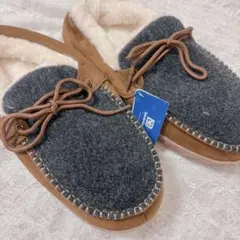 ルームシューズ メンズ モカシン スリッパ スリッポン サンダル 外履き