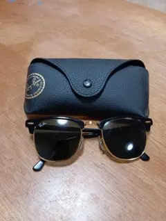 Ray-Ban ブラック ゴールド サングラス