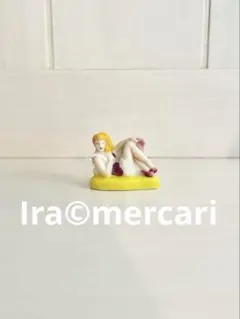 ピンナップガール②フェーブ　レトロ　フェーヴ　フランス製　ミニチュア　陶器