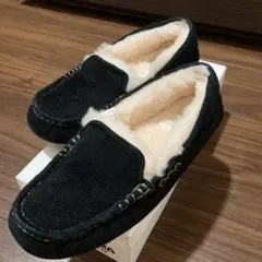 UGG アンスレー モカシン　24 ブラック