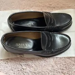HARUTA ARVIN ブラックローファー23㎝