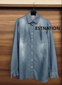 ESTNATION デニムシャツ　美品‼️のサムネイル