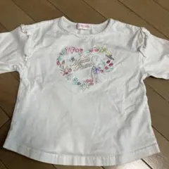 mezzo piano 110 ホワイト 長袖カットソー