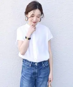 新品ノーリーズ24SSゆったりリネン10WASH LINEN ギャザーブラウス. 新品♪ノーリーズ24SSゆったりリネン10WASH LINEN ギャザーブラウス