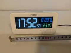 CITIZEN デジタル置時計 温度表示付き