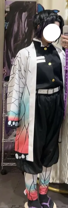 鬼滅の刃 胡蝶しのぶ コスプレ ウィッグ 衣装