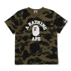 ア ベイシング エイプ CAMO キッズ Tシャツ 迷彩 カモ 大人着用可