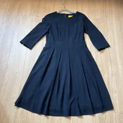 【美品】お受験　紺　通学　ワンピース