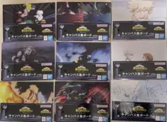 一番くじ ヒロアカ 幸せの上に　I賞 【キャンバス風ボード】9種