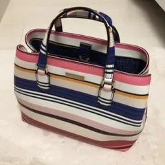 kate spade マルチカラートートバッグ