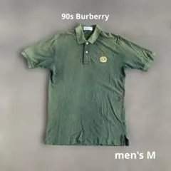 vintage 90s Burberry イングランド製 エンブレム ポロシャツのサムネイル