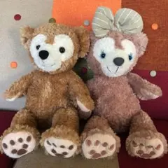 ミッキーズトイベア　ダッフィー 風シェリーメイ風ぬいぐるみ