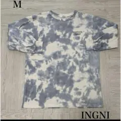 美品　INGNI トレーナー　ブルー　橙柄のサムネイル