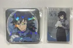 鬼滅の刃 冨岡義勇 モクテルバー ロト 缶バッジ&アクリルチャーム