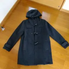 【超美品】 フード付き ダッフルコート Mサイズ ダークグレー