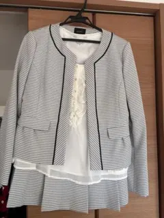 SUCRE チェック柄スカートスーツ